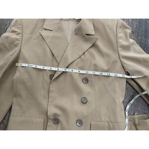 Evan Picone Petites NYC-It Girl Women's Tan Suit Set Size 2 - Picture 5 of 9